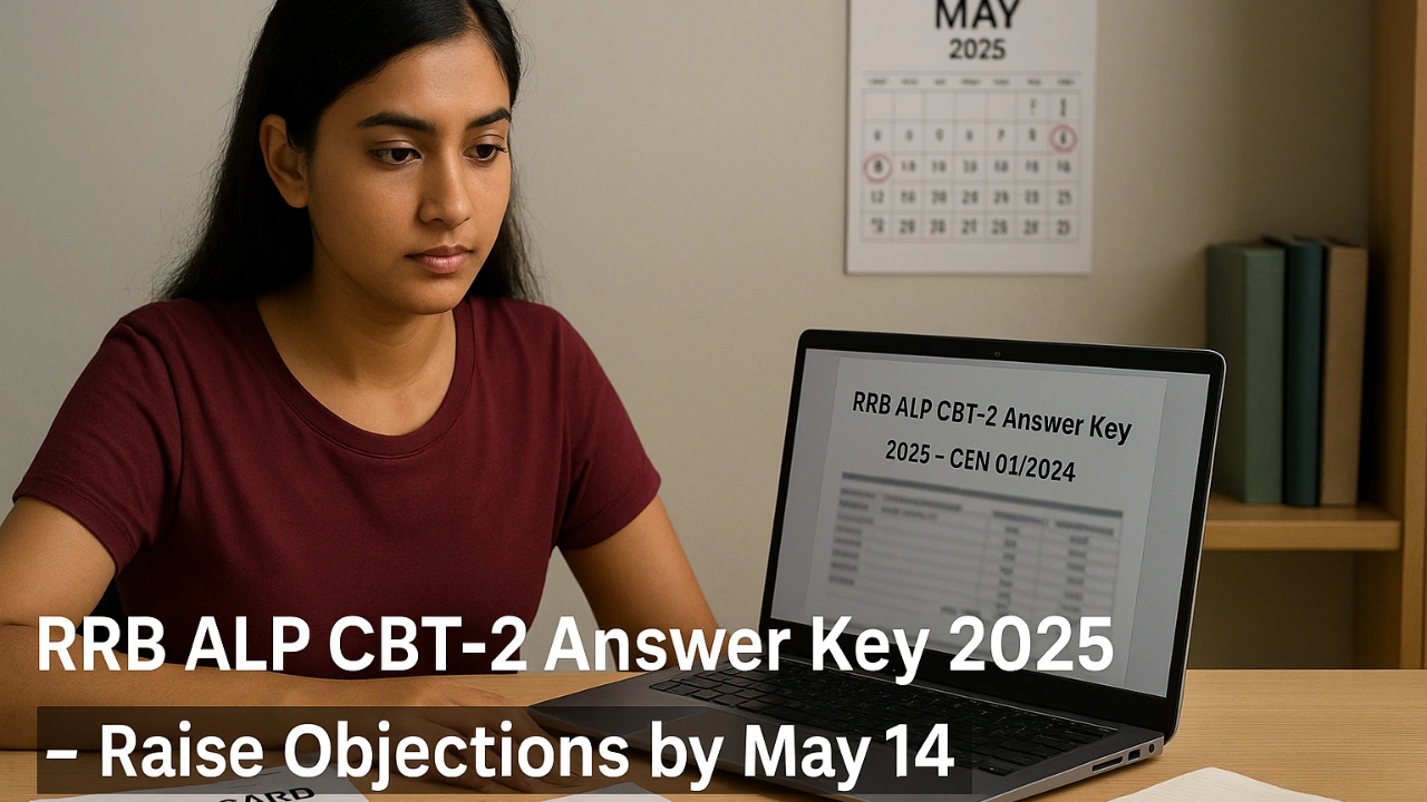 RRB ALP CBT-2 Answer Key 2025