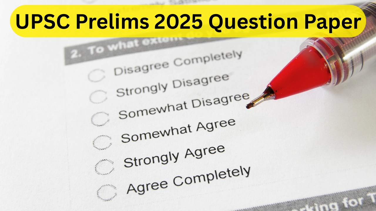UPSC Prelims 2025 Question Paper